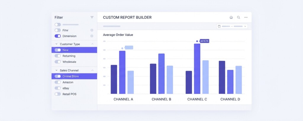 How to Set Up Shopify Custom Reports to Track Average Order Value Trends by Customer Segment - First Section (1200x480)