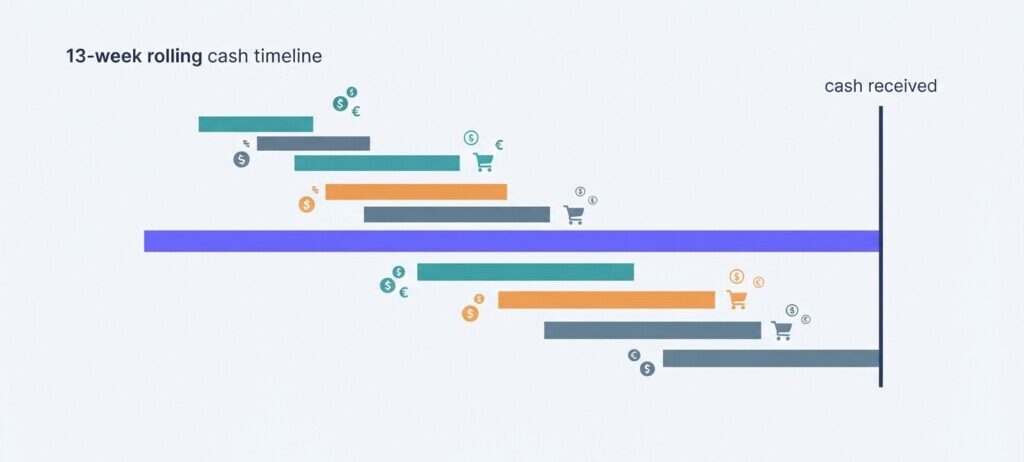 How to Build a Rolling 13-Week Cash Flow Forecast That Accounts for Platform Payout Delays Across Multiple Channels - Hero (1200x628)