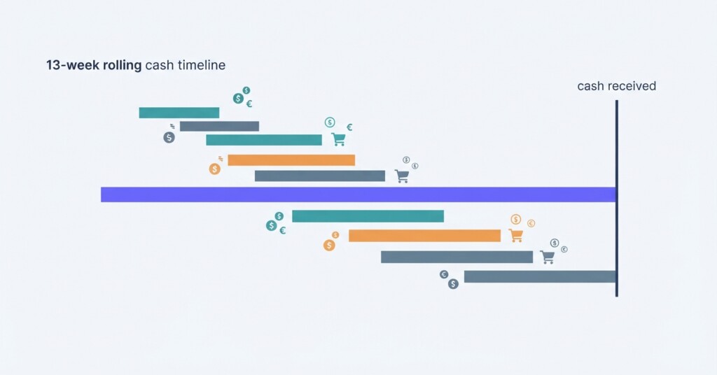 How to Build a Rolling 13-Week Cash Flow Forecast That Accounts for Platform Payout Delays Across Multiple Channels - Hero (1200x628)