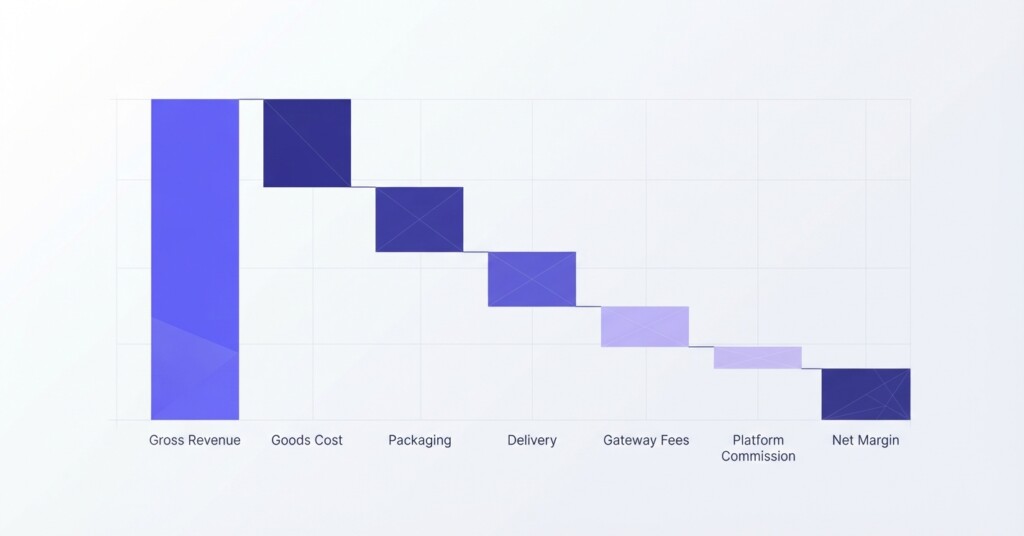 How to Calculate the True Net Margin per Order After Packaging, Last-Mile Fees, and Payment Gateway Charges - Hero (1200x628)