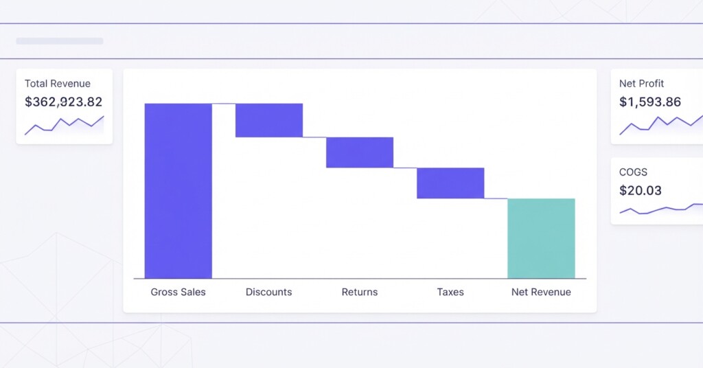 How to Use Shopify Finance Reports to Reconcile Gross Sales, Discounts, and Refunds Into a Clean Monthly Revenue Figure - Hero (1200x628)